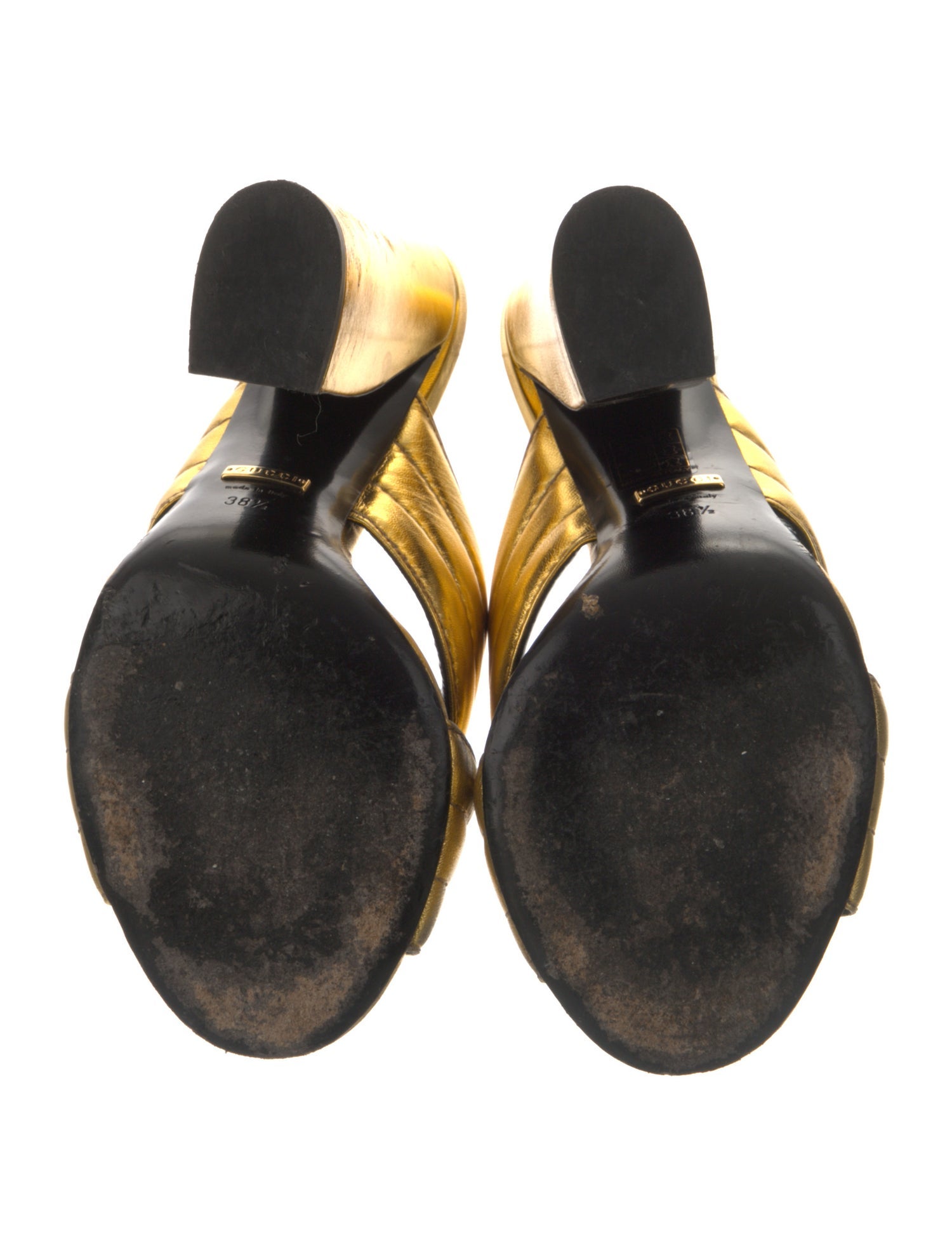 Gucci Leather Slides